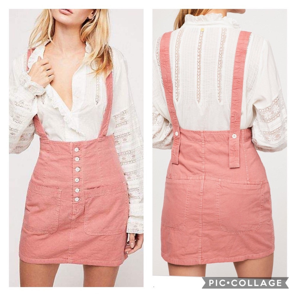 Free People Forever Young Suspender Jumper Size 4